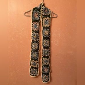 Handcrafted Classic Granny Square with Alpaca Mohair Trim
